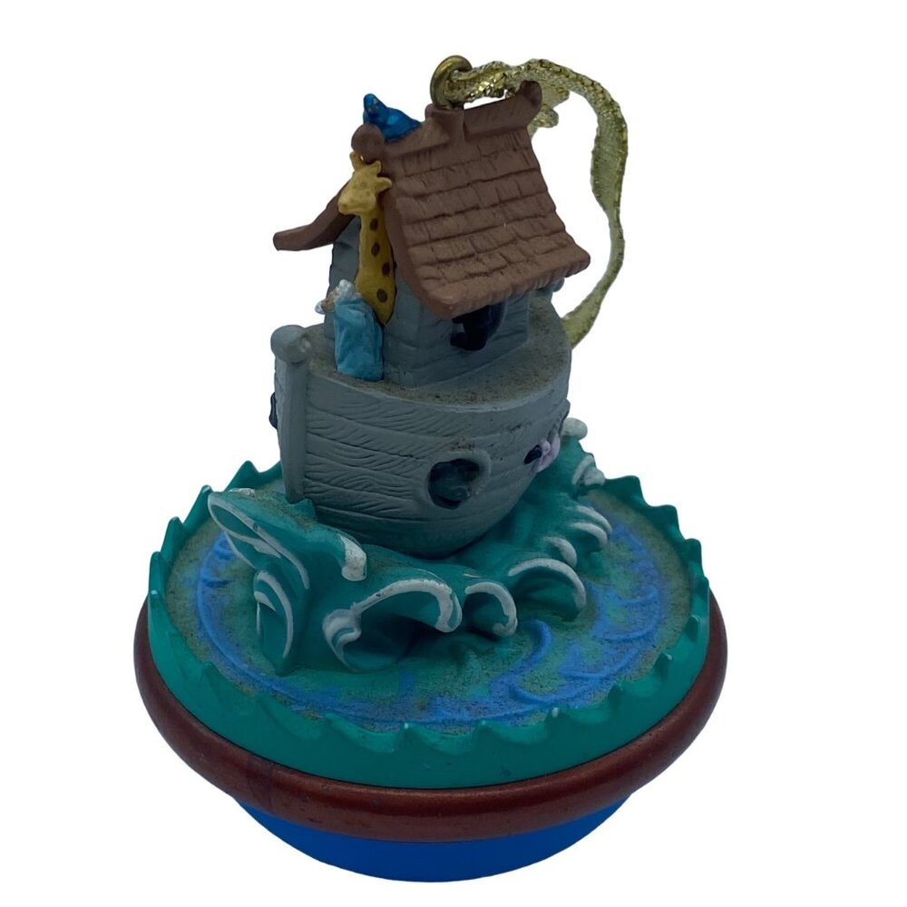 Vtg 1996 Hallmark Keepsake Noah's Jolly Wolly Ark Christmas Ornament Ken Crow 3"